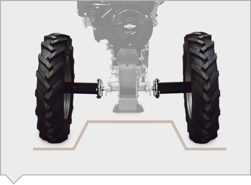 Roue de semis sur butte (uniquement pour WZ-A10)