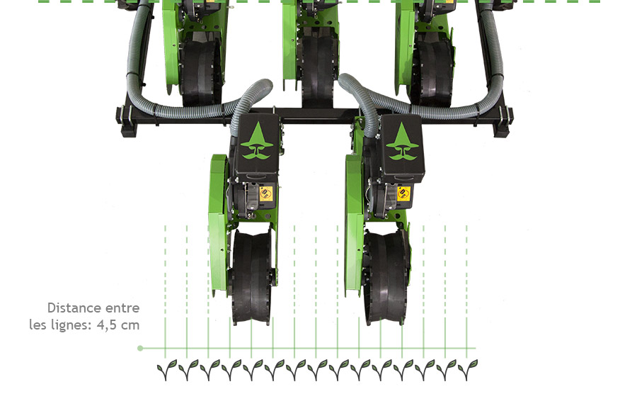 Seminatrice pneumatica a 15 linee di semina Serie WZ-F fr