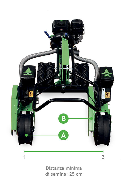 Seminatrice pneumatica di precisione semovente Serie WZ-A20