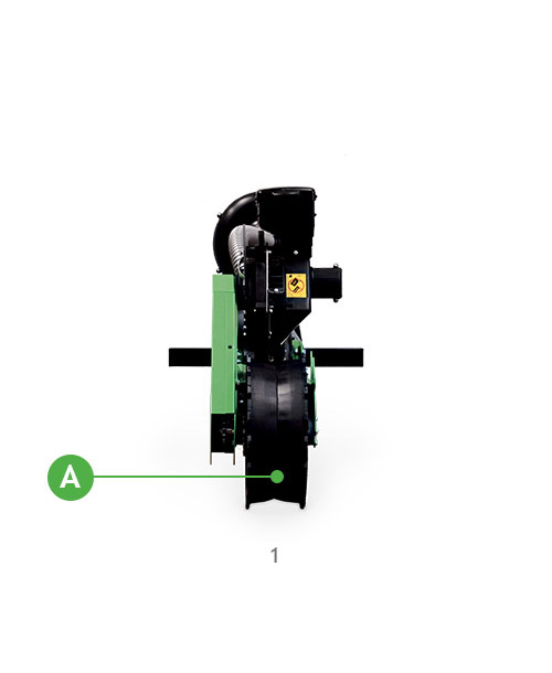 Seminatrice pneumatica di precisione per motocoltivatore Serie WZ-C10