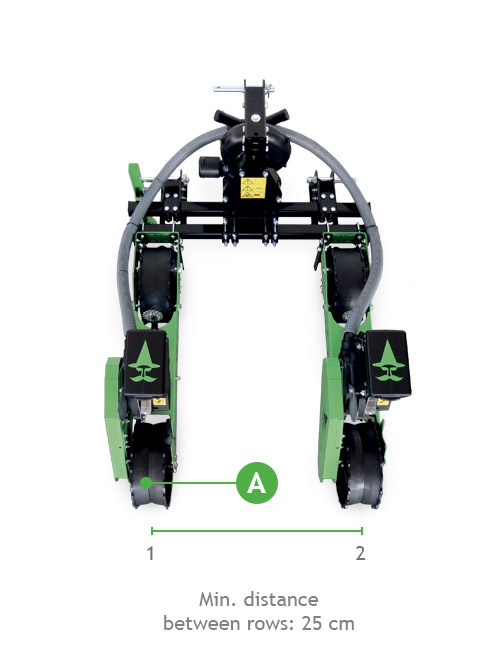 Seminatrice pneumatica di precisione per trattore Serie WZ-D20