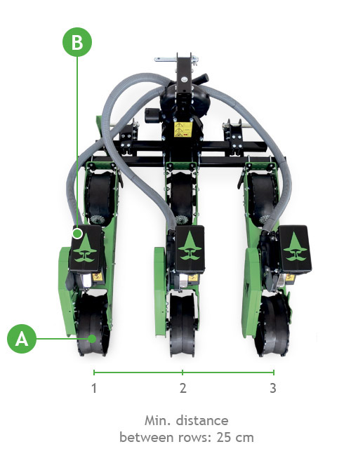 Seminatrice pneumatica di precisione per trattore Serie WZ-D30-en